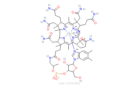 CAS:68-19-9_维生素B12的分子结构