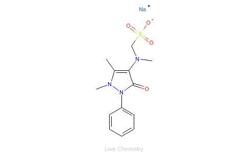 CAS:68-89-3_安乃近的分子结构