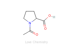 CAS:68-95-1_N-乙酰-L-脯氨酸的分子结构