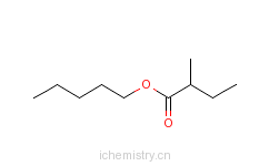 CAS:68039-26-9_2-甲基丁酸戊酯的分子结构