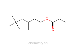 CAS:68039-36-1_3,5,5-三甲基-1-己醇丙酸酯(9CI)的分子结构