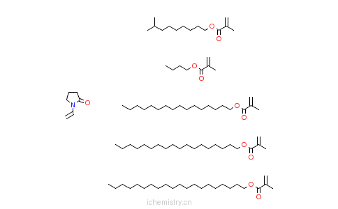 CAS:68051-97-8_2-丙烯酸-2-甲基丁酯与2-甲基-2-丙烯酸二十烷酯的分子结构