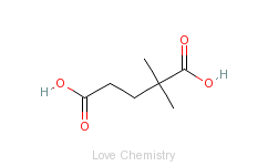 CAS:681-57-2_2,2-二甲基戊二酸的分子结构