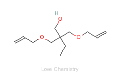 CAS:682-09-7_三羟甲基丙烷二烯丙基醚的分子结构