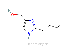 CAS:68283-19-2_2-丁基-4-羟甲基咪唑的分子结构