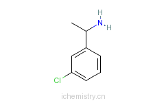 CAS:68297-62-1_(S)-1-(3-氯苯基)乙胺的分子结构