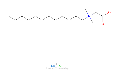CAS:683-10-3_月桂基甜菜碱的分子结构