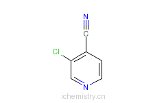 CAS:68325-15-5_3-氯-4-氰基吡啶的分子结构