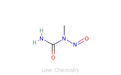 CAS:684-93-5_N-甲基-N-亚硝基脲的分子结构