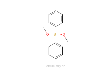 CAS:6843-66-9_二苯基二甲氧基硅烷的分子结构