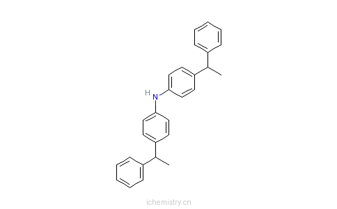 CAS:68442-68-2_苯乙烯基化-N-苯基苯胺的分子结构