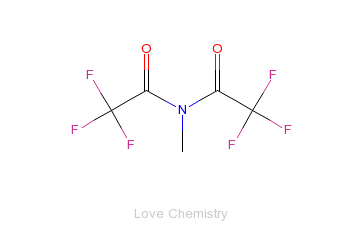 CAS:685-27-8_N-甲基二(三氟乙酰胺)的分子结构