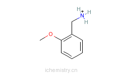 CAS:6850-57-3_2-甲氧基苄胺的分子结构