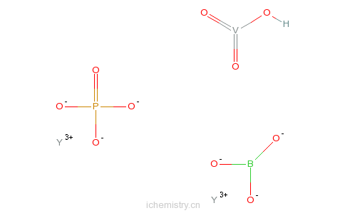 CAS:68784-82-7_掺杂铕的硼磷钒酸钇的分子结构