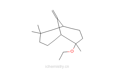 CAS:68845-00-1_2,6,6-三甲基-9-亚甲基-2-乙氧基二环[3.3.1]壬烷的分子结构