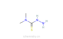 CAS:6926-58-5_4,4-二甲基-3-氨基硫脲单水合物的分子结构