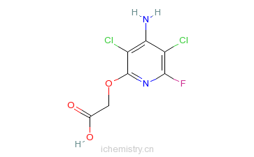 CAS:69377-81-7_氯氟吡氧乙酸的分子结构