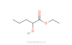 CAS:6938-26-7_2-羟基戊酸乙酯的分子结构