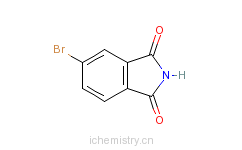 CAS:6941-75-9_4-溴邻苯二甲酰亚胺的分子结构