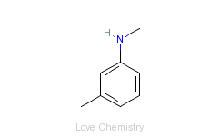 CAS:696-44-6_3-(甲氨基)甲苯的分子结构