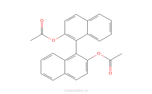 CAS:69677-98-1_(S)-(+)-联萘酚二乙酸酯的分子结构