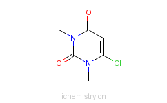 CAS:6972-27-6_6-氯-1,3-二甲基脲嘧啶的分子结构