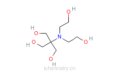 CAS:6976-37-0_双(2-羟乙基)氨基(三羟甲基)甲烷的分子结构