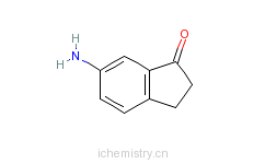 CAS:69975-65-1_6-氨基-1-茚酮的分子结构