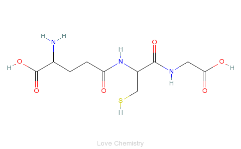 CAS:70-18-8_谷胱甘肽的分子结构