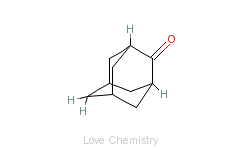 CAS:700-58-3_金刚烷酮的分子结构