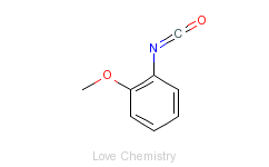 CAS:700-87-8_2-甲氧基苯基异氰酸酯的分子结构
