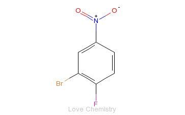 CAS:701-45-1_3-溴-4-氟硝基苯的分子结构
