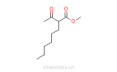 CAS:70203-04-2_2-正己基乙酰乙酸甲酯的分子结构