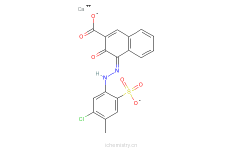 CAS:7023-61-2_颜料红48:2的分子结构