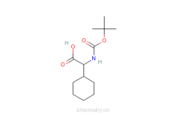 CAS:70491-05-3_Boc-D-环己基甘氨酸的分子结构