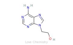 CAS:707-99-3_9-(2-羟乙基)腺嘌呤的分子结构