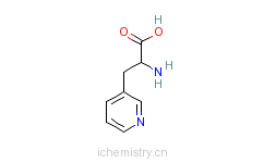 CAS:70702-47-5_3-(3-吡啶基)-D-丙氨酸的分子结构