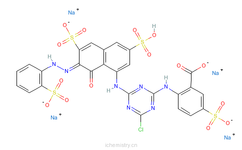 CAS:70865-39-3_C.I.活性红193的分子结构
