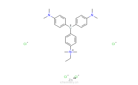 CAS:7114-03-6_甲基绿的分子结构
