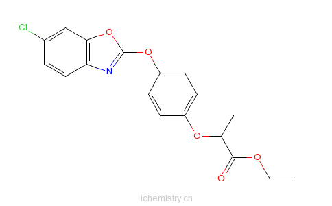CAS:71283-80-2_精恶唑禾草灵的分子结构