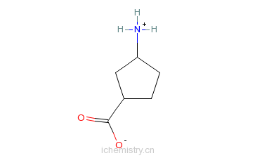 CAS:71830-08-5_(1R,3S)-3-氨基环戊羧酸的分子结构