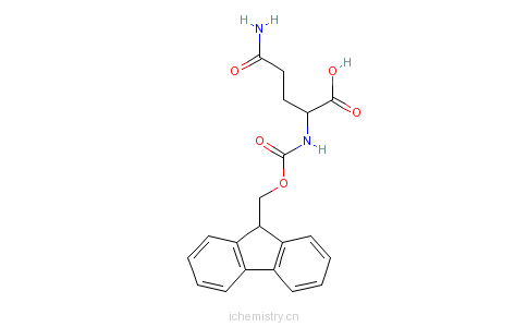 CAS:71989-20-3_Fmoc-L-谷氨酰胺的分子结构