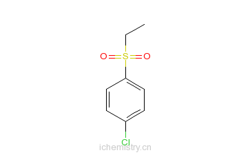 CAS:7205-80-3_对乙砜基氯苯的分子结构