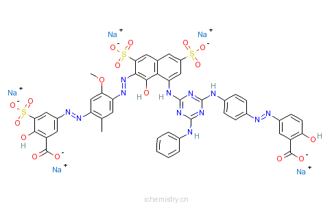 CAS:7219-11-6_直接绿59的分子结构
