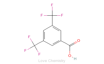 CAS:725-89-3_3,5-双三氟甲基苯甲酸的分子结构