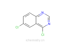 CAS:7253-22-7_4,6-二氯喹唑啉的分子结构