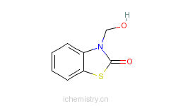 CAS:72679-97-1_3-(羟甲基)-2-苯并噻唑酮腙的分子结构