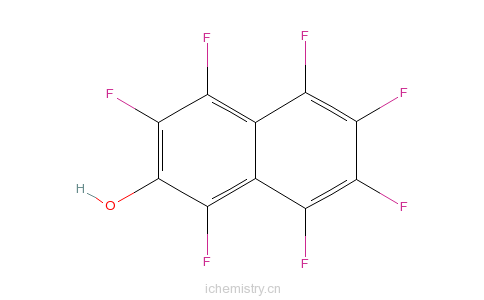 CAS:727-49-1_七氟-2-萘酚的分子结构