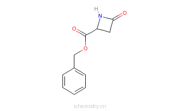 CAS:72776-05-7_(S)-4-氧代-2-氮杂环丁烷羧酸苄酯的分子结构