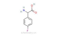 CAS:7292-73-1_DL-4-氟苯甘氨酸的分子结构